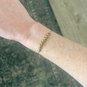 BaubleBar Gold “No Filter” Bracelet